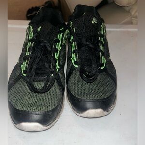 Fila Kids Black and Green Sneakers